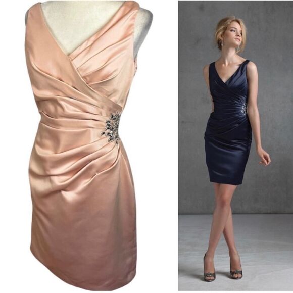 Mori Lee Blush Dress, size 10 - Picture 1 of 11